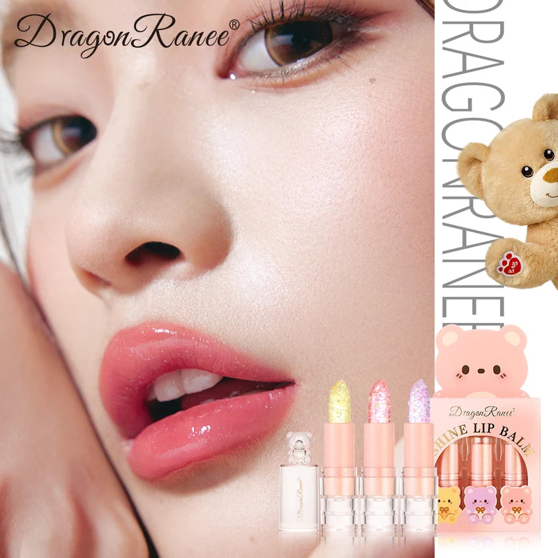 Lipstick Set Trio - Waterproof, Hydrating, Non-Fading Makeup for Beginners