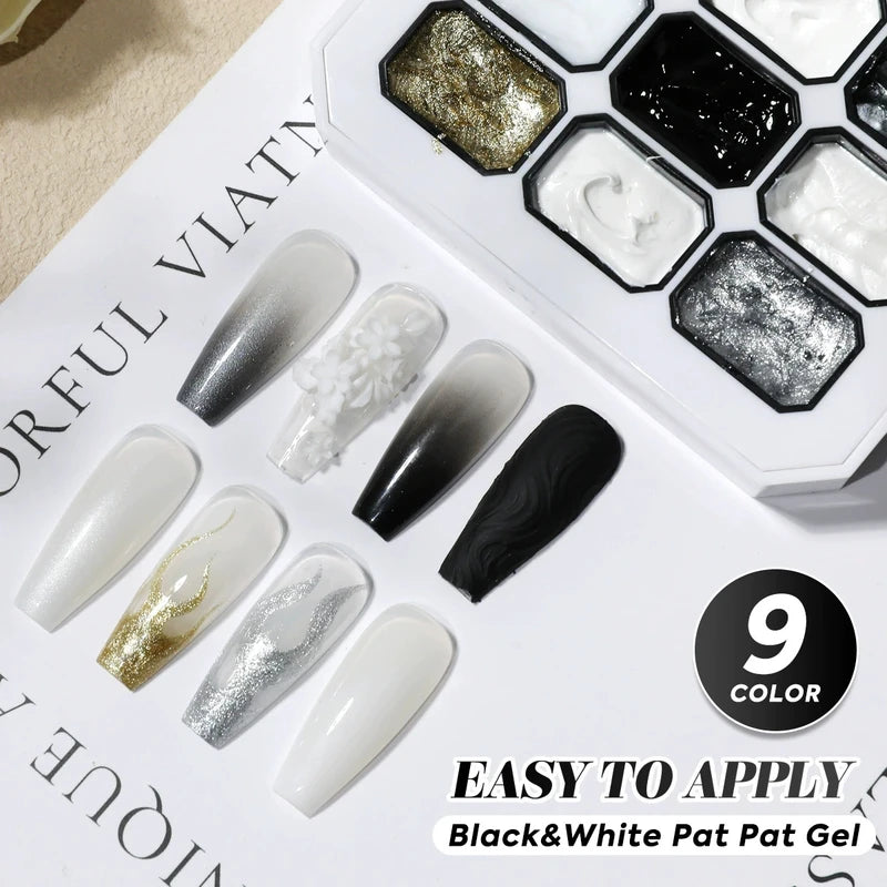 Solid Color Nail Gel Polish - Long-Lasting Shiny Finish for DIY & Salon Use