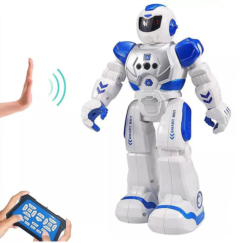 Interactive RC Robot Toy with Gesture Control Singing Dancing and Obstacle Avoidance