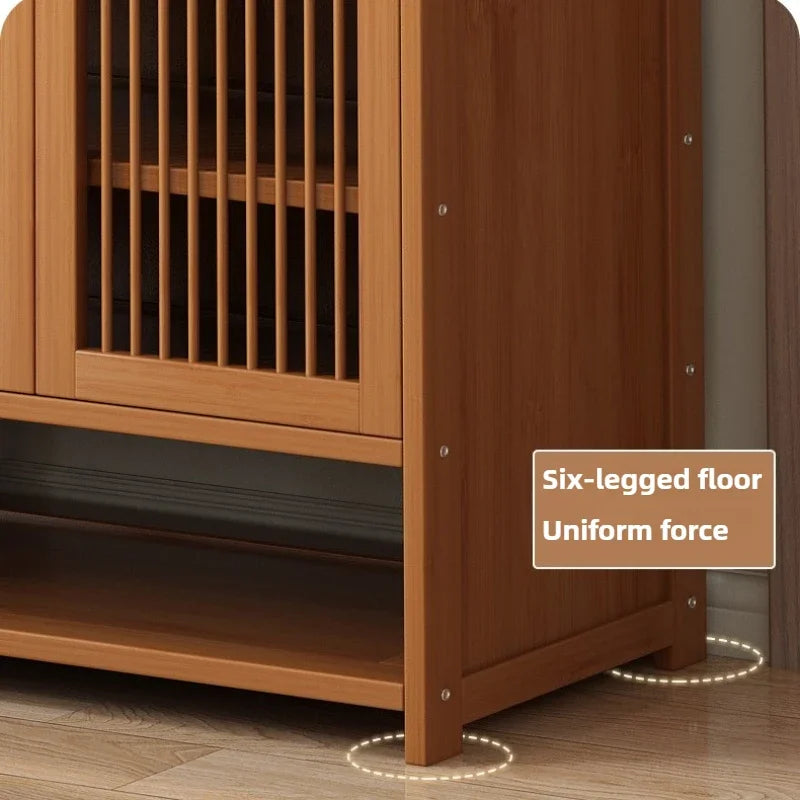 Multi-Layer Shoe Storage Cabinet for Home Entryway and Hallway