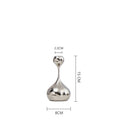 Metal Candle Holder Romantic Table Decor for Home & Wedding - Silver, Gold, White, Blue Variants