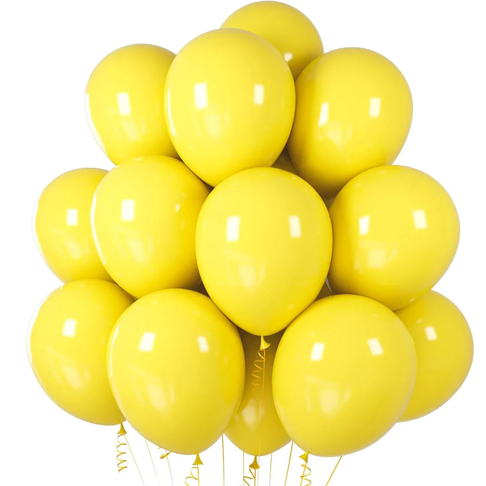 12-Inch Latex Balloons Pack for Weddings Birthdays & Celebrations - 5-100pcs