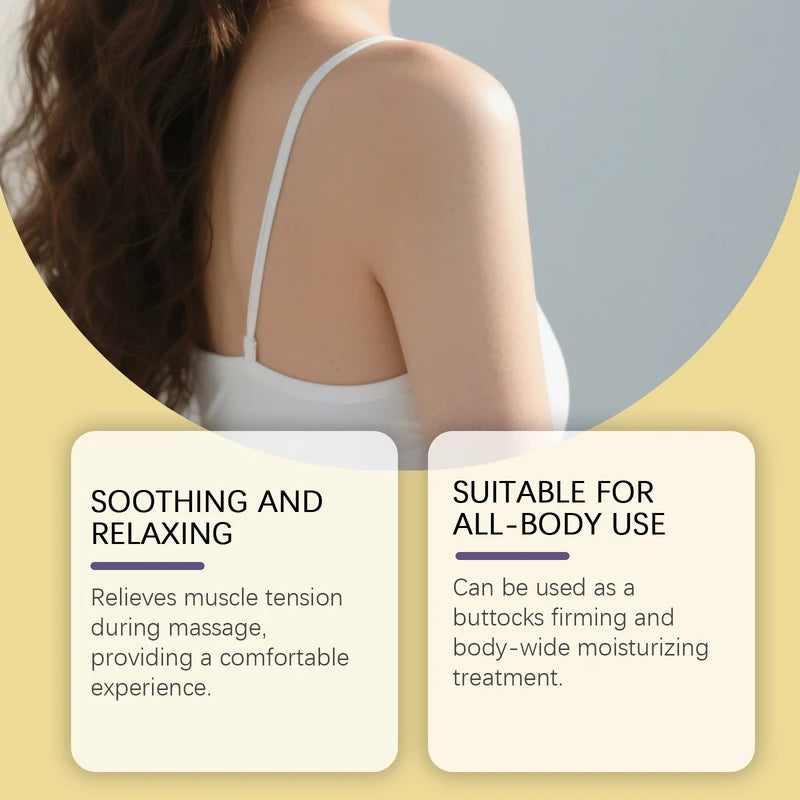 Moisturizing Body Massage Oil with Lemon & Grapefruit Peel Oil for Relaxation & Skin Hydration