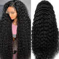 Deep Wave Human Hair Wigs 40 Inch Long HD Lace Frontal Voluminous Tangle-Free