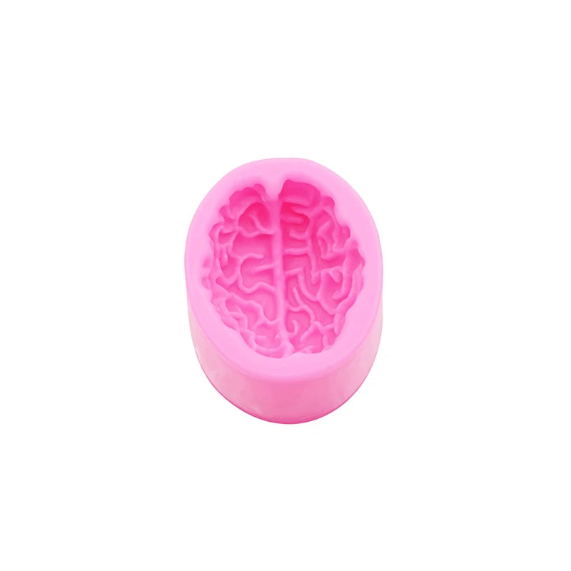 Halloween 3D Brain Cake Mold Silicone Mold for Cake Decoration and Fondant