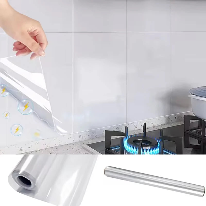 No Glue Static Transparent Wall Sticker Waterproof Anti-Fouling Wall Protector