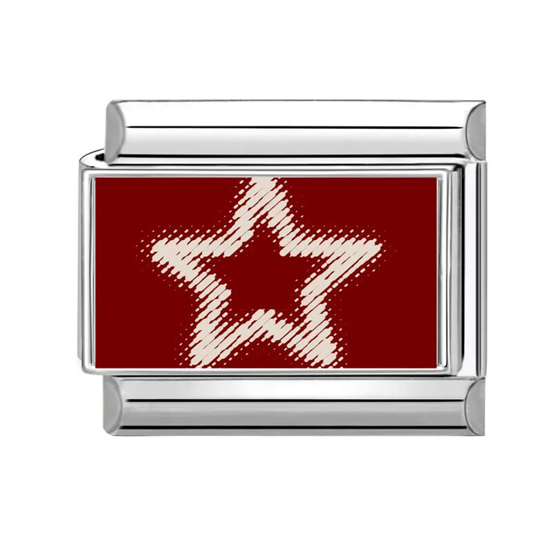 Fashion Dog Cats Star Charm Bracelet Stainless Steel DIY Jewelry Making Accessory