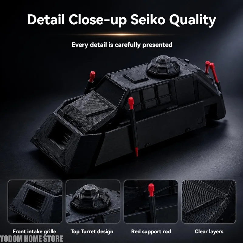 3D Printed Tornado Intercept Vehicle Model - Scientific Desktop Decor for Weather Enthusiasts
