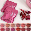 12-Color Matte Lip Balm Set - Long-Lasting Non-Fading Lip Color for Women