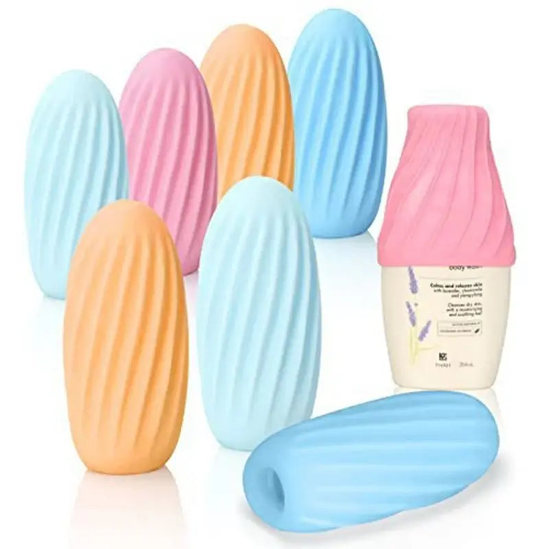 Reusable Silicone Leakproof Cover for Bottles - Travel & Cosmetic Sleeves