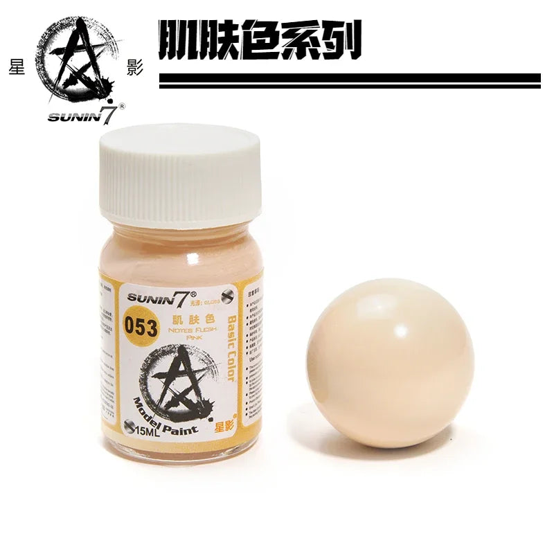 15ml Skin Color Oil Paints Set for Plastic Model Figures - Hand-Painting & Spraying DIY Coloring Tools