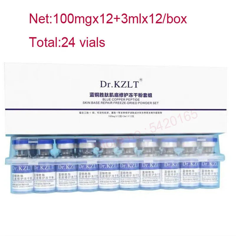 Powerful Skin Repair Face Serum with GHK-CU Copper Peptide for Skin Regeneration