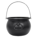 Halloween Witch Candy Pot - Spooky Black Cauldron for Candies & Decorations