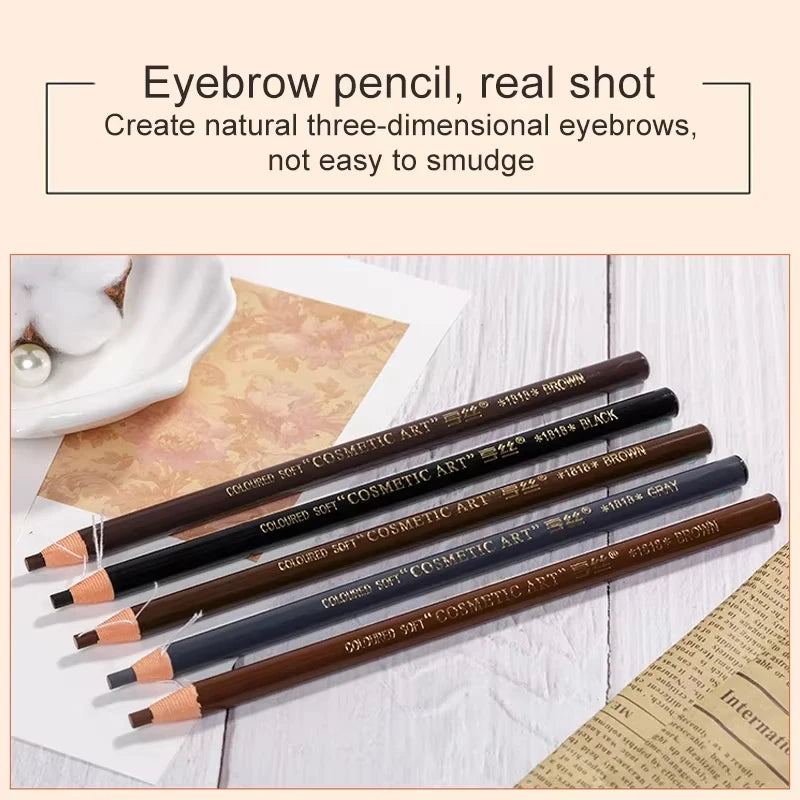 Waterproof Eyebrow Pencil Set - Long Lasting, 12pcs, Ideal for Beginners