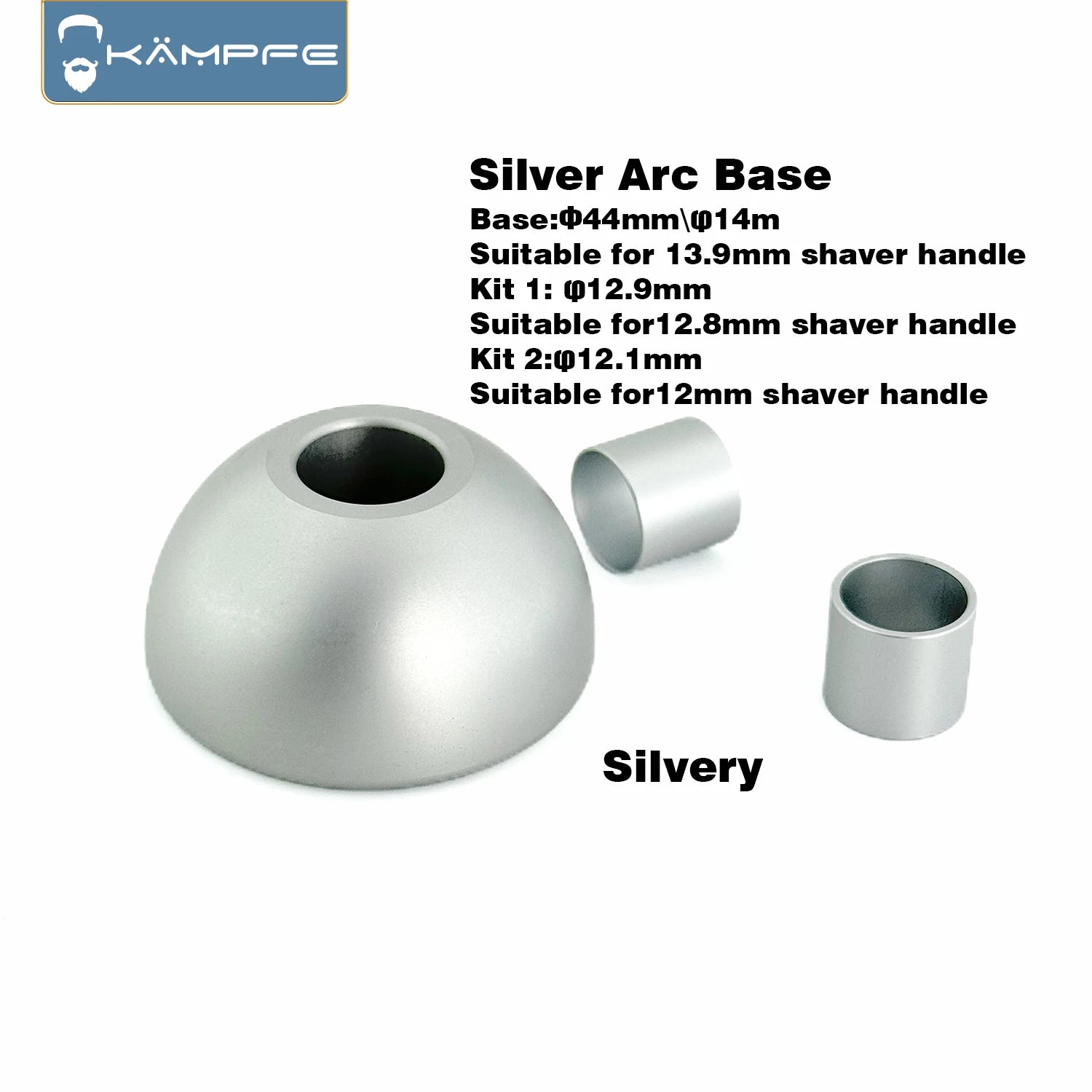 Universal Aluminum Shaver Base for Elite, Henson, Yaqi, Tatara Razors - Adjustable Diameter