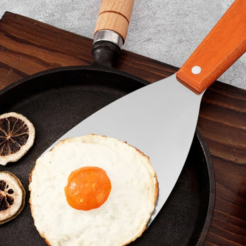 Heavy Duty Stainless Steel Oblique Spatula for Grill and Kitchen Cooking