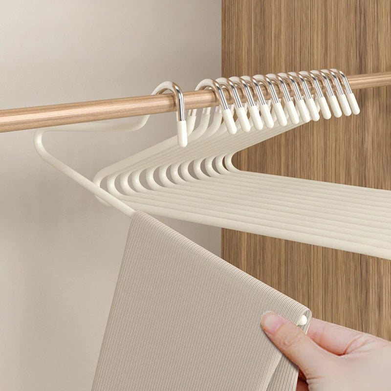 30PCS Goose-Shaped Pants Rack Clips for Wardrobe & Drying Storage