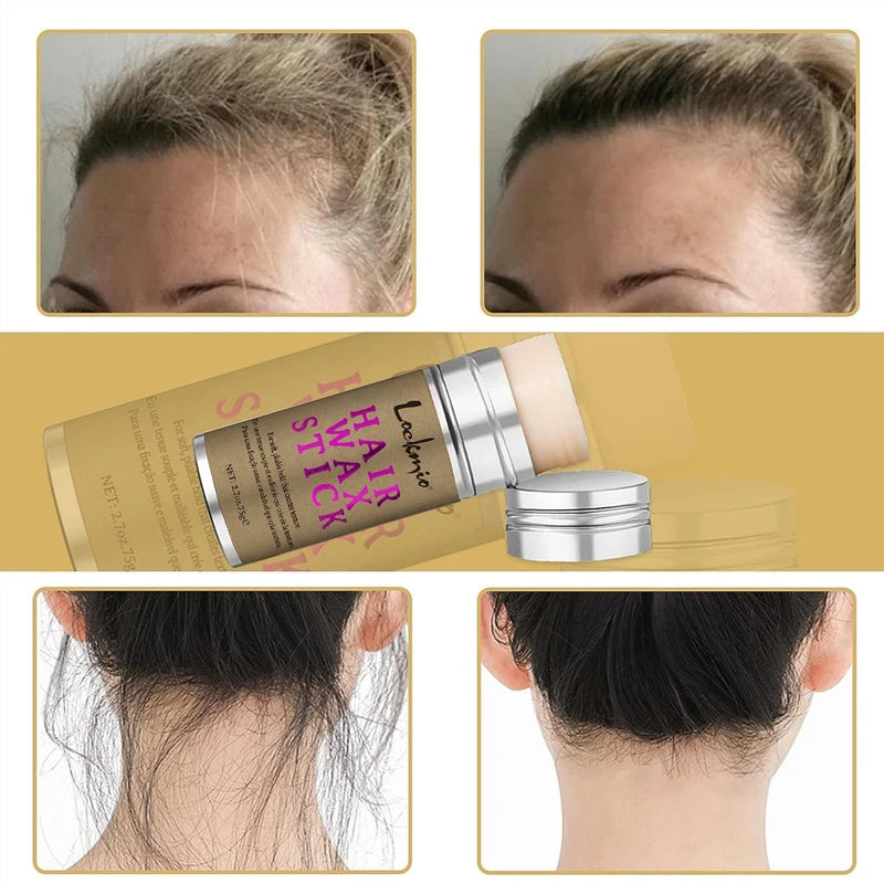 Women Hair Wax Stick for Frizz Control and Styling Long-Lasting Smooth Hair