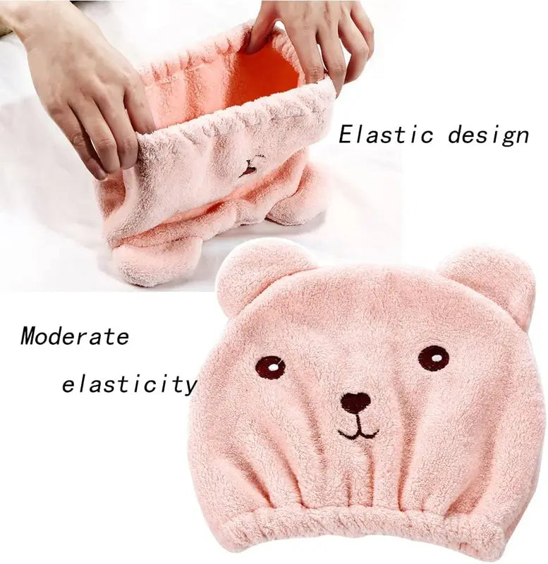 Dry Hair Cap for Women Microfiber Shower Towel - Soft Absorbent Quick-Drying
