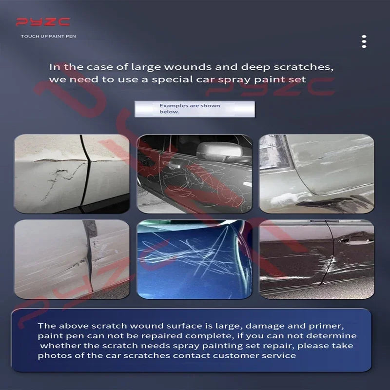 Car Paint Touch Up Pen Kit for Vehicle Scratch Repair - DIY Auto Touch-Up Set