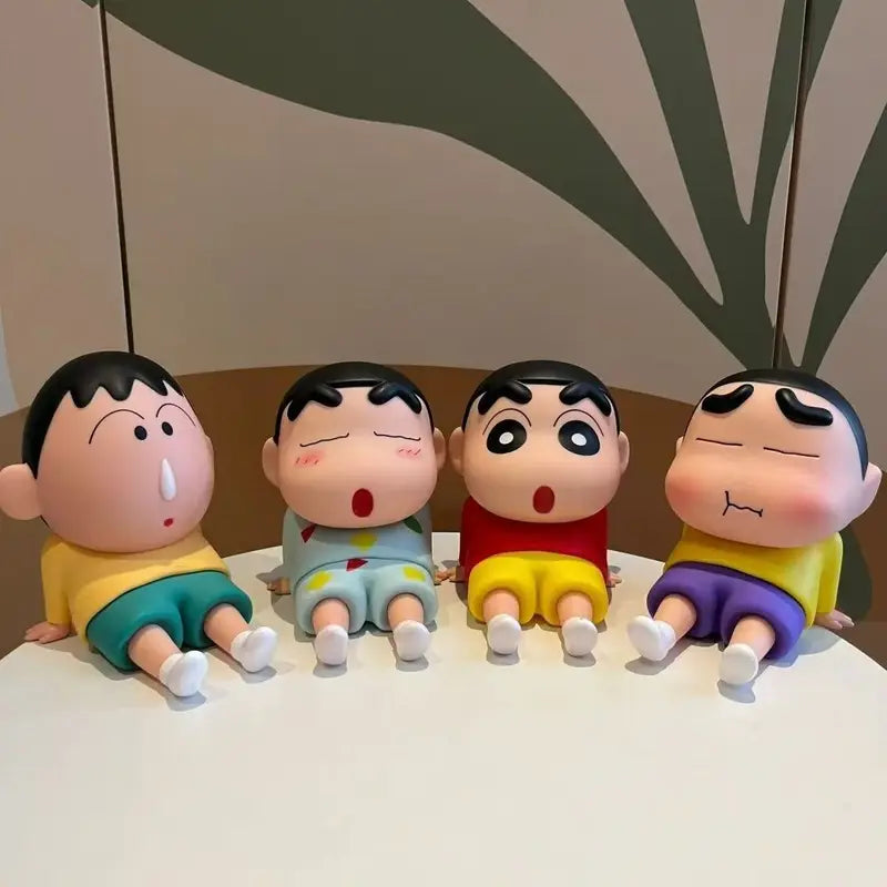 Cute Lazy Person Figure Mobile Phone Stand - Desktop Display Toy for Kids & Collectors