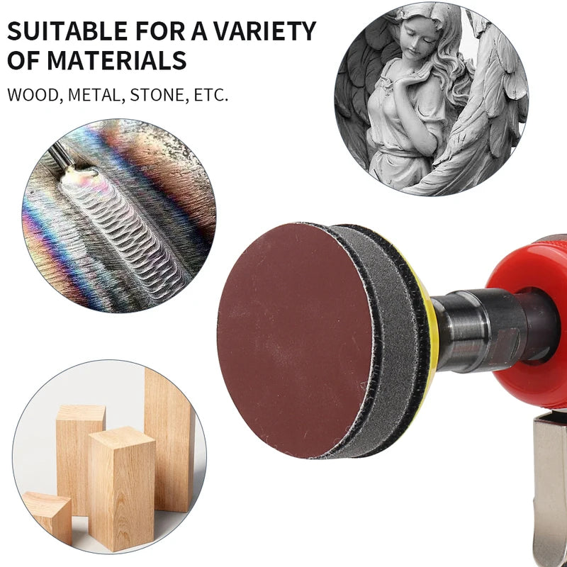 2PCS Soft Density Sponge Polishing Pad 50mm 75mm Buffer Backing Pad for Power Tools