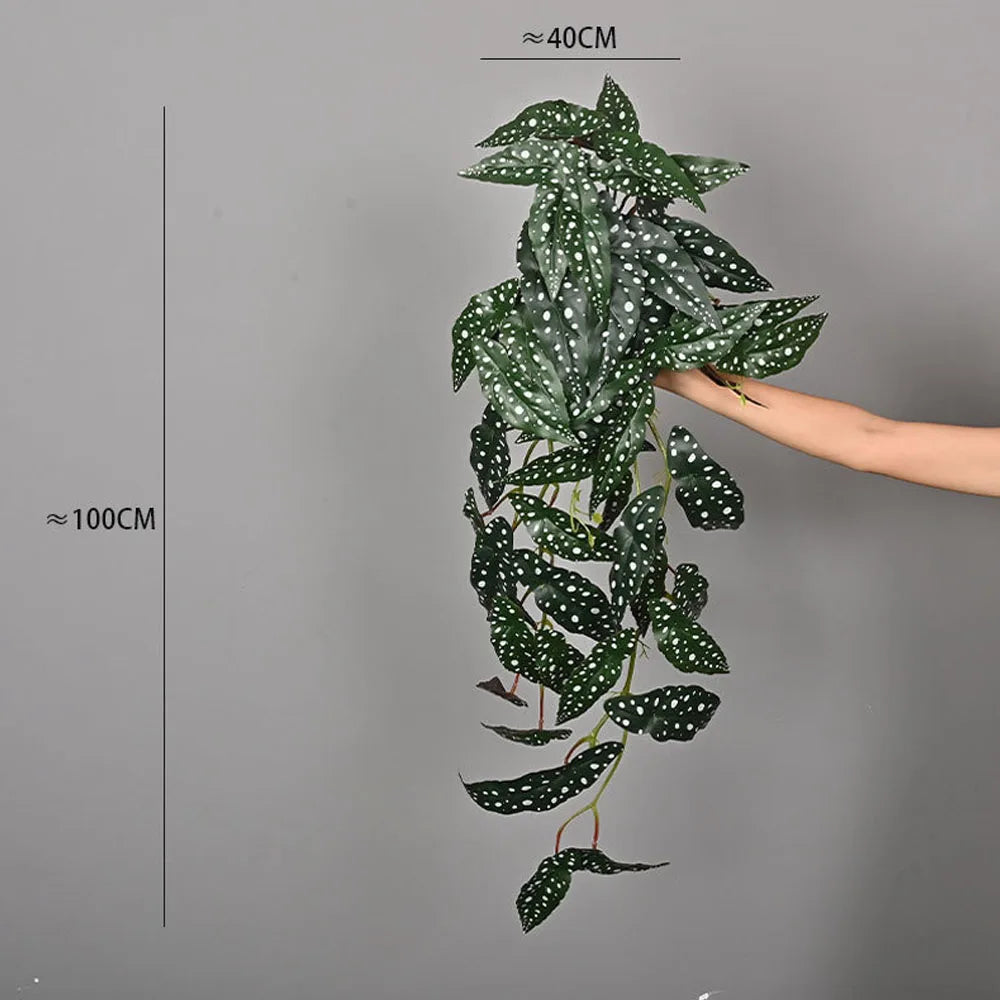 Large Artificial Hanging Vines for Indoor Outdoor Decoration - 100cm Faux Plant