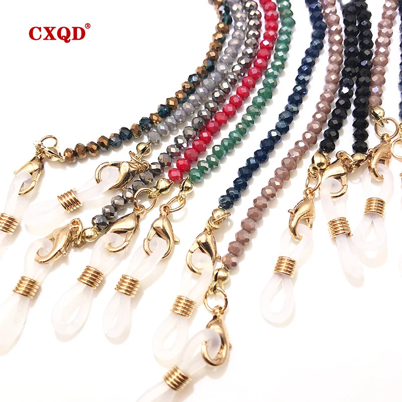 Fashion Eyewear Chain for Women Sunglasses & Mask Lanyard Beaded Necklace
