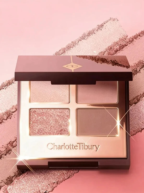 Pigmented Eyeshadow Palette with Matte & Shimmer Finishes - Long Lasting & Blurring Primer Base