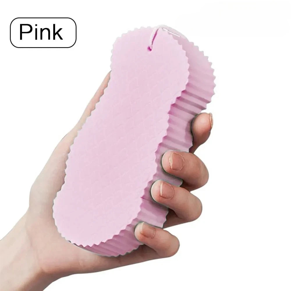 Kids Exfoliating Bath Sponge - Gentle Dead Skin Removal & Body Cleaning Tool