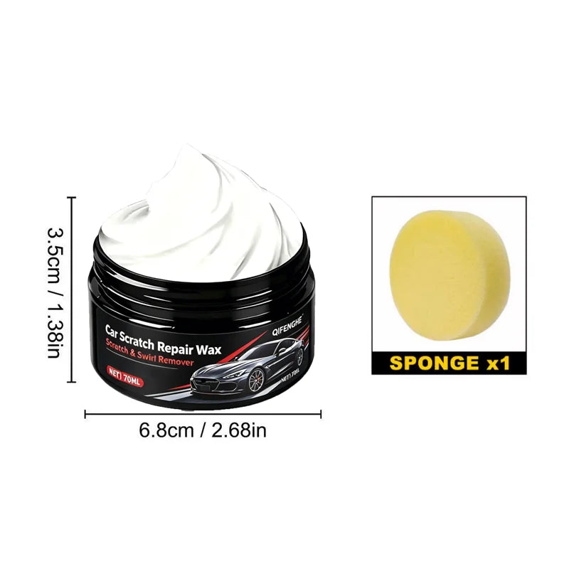 Car Scratch Repair Wax - Swirl & Scratch Remover Polish for All Car Paints
