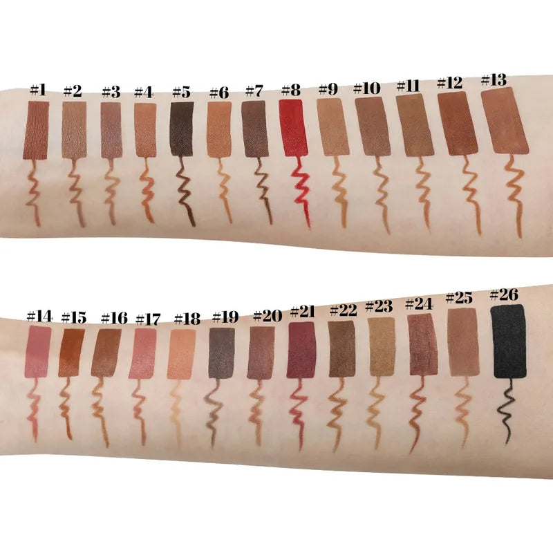 Waterproof Lip Liner Pencil - Long Lasting, Vegan, Multi-Color Options