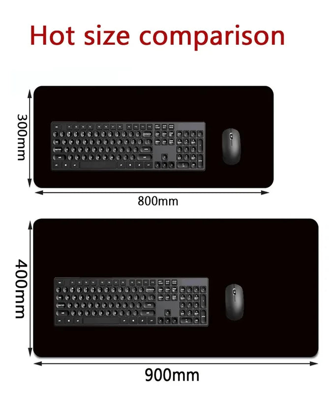 Kawaii Gaming Mouse Pad Large Surface Desk Mat for Computer & Laptop