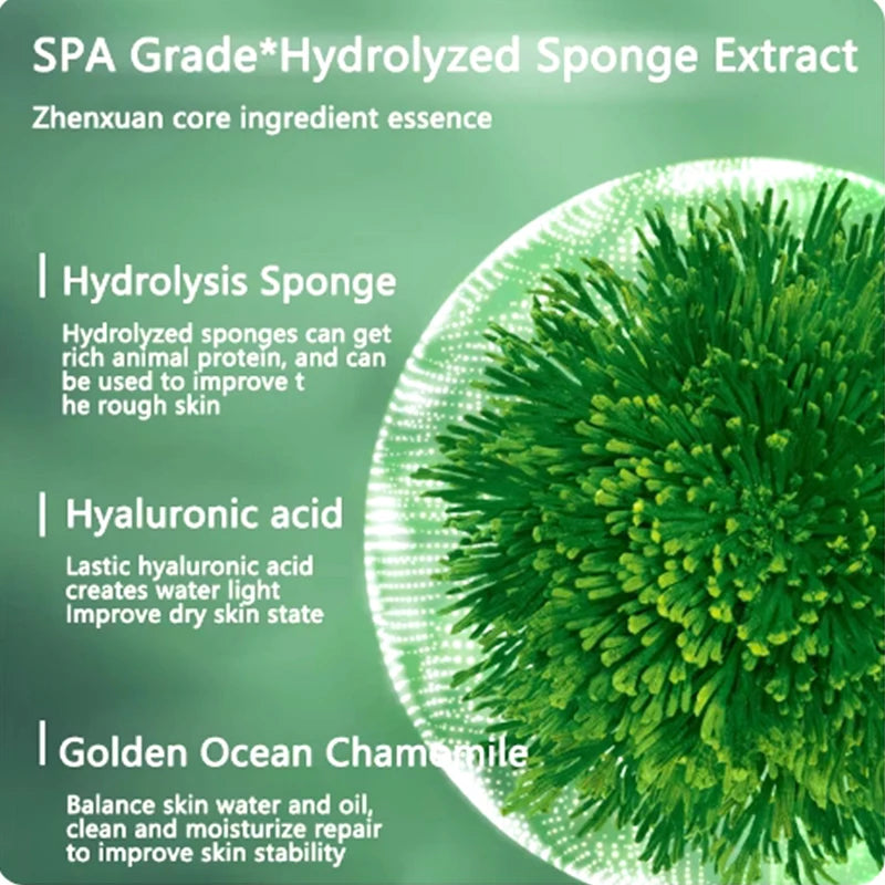 Algae Peeling Powder Facial Mask for Pore Cleansing and Oil Balance - Natural Seaweed Skin Care