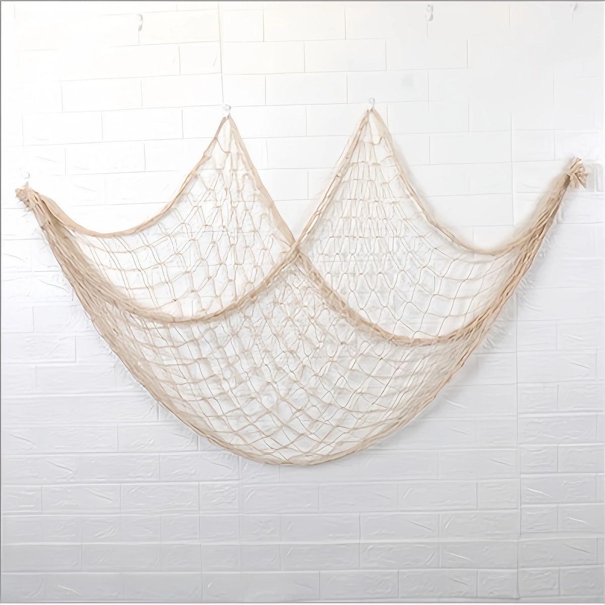 Nautical Mesh Fishing Net Decor 80x40 Inches for Wall, Ceiling & Party Decor