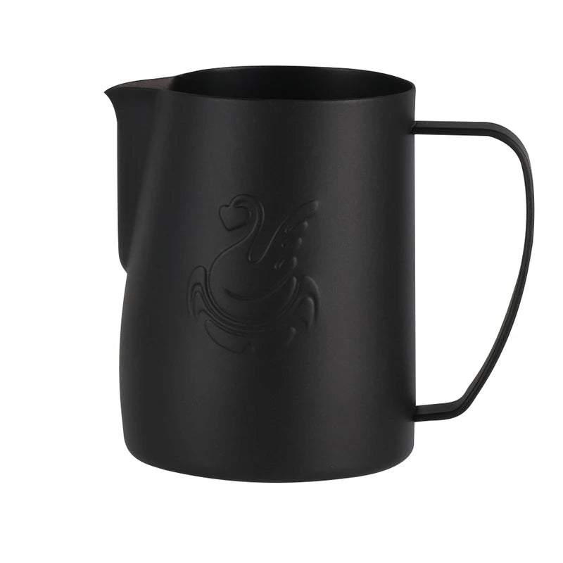 Stainless Steel Latte Art Frothing Pitcher 600ml for Milk Foam & Coffee Decor