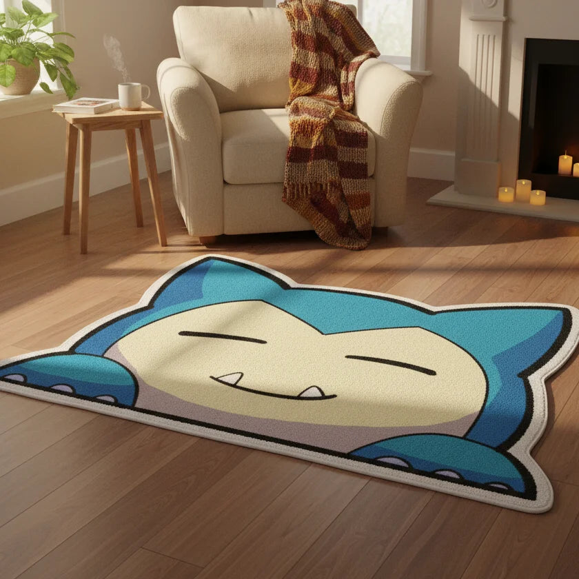 Anime Rug Pokémon Ball Charizard Kirby Pikachu Soft Floor Carpet Game Mat