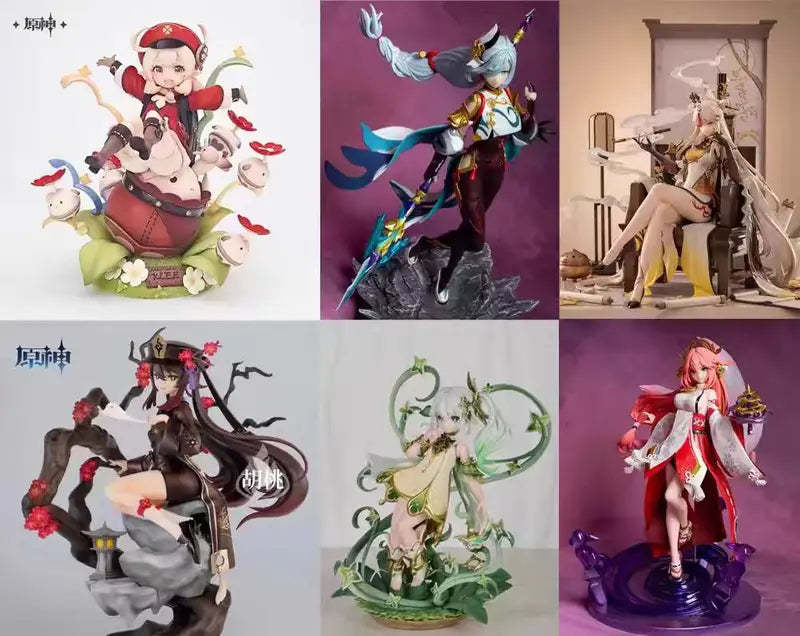 Genshin Impact Collectible Character Figures Blind Box - Game Gift Set with Iconic Characters