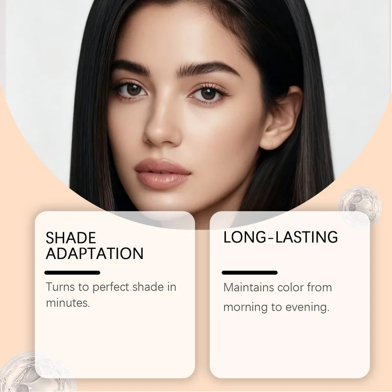 4 in 1 Liquid Foundation with Sun Protection - High Coverage, Waterproof, Matte Finish