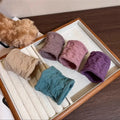 4/5 Set Solid Wide Thick Hair Bands and Ponytail Holders for Women