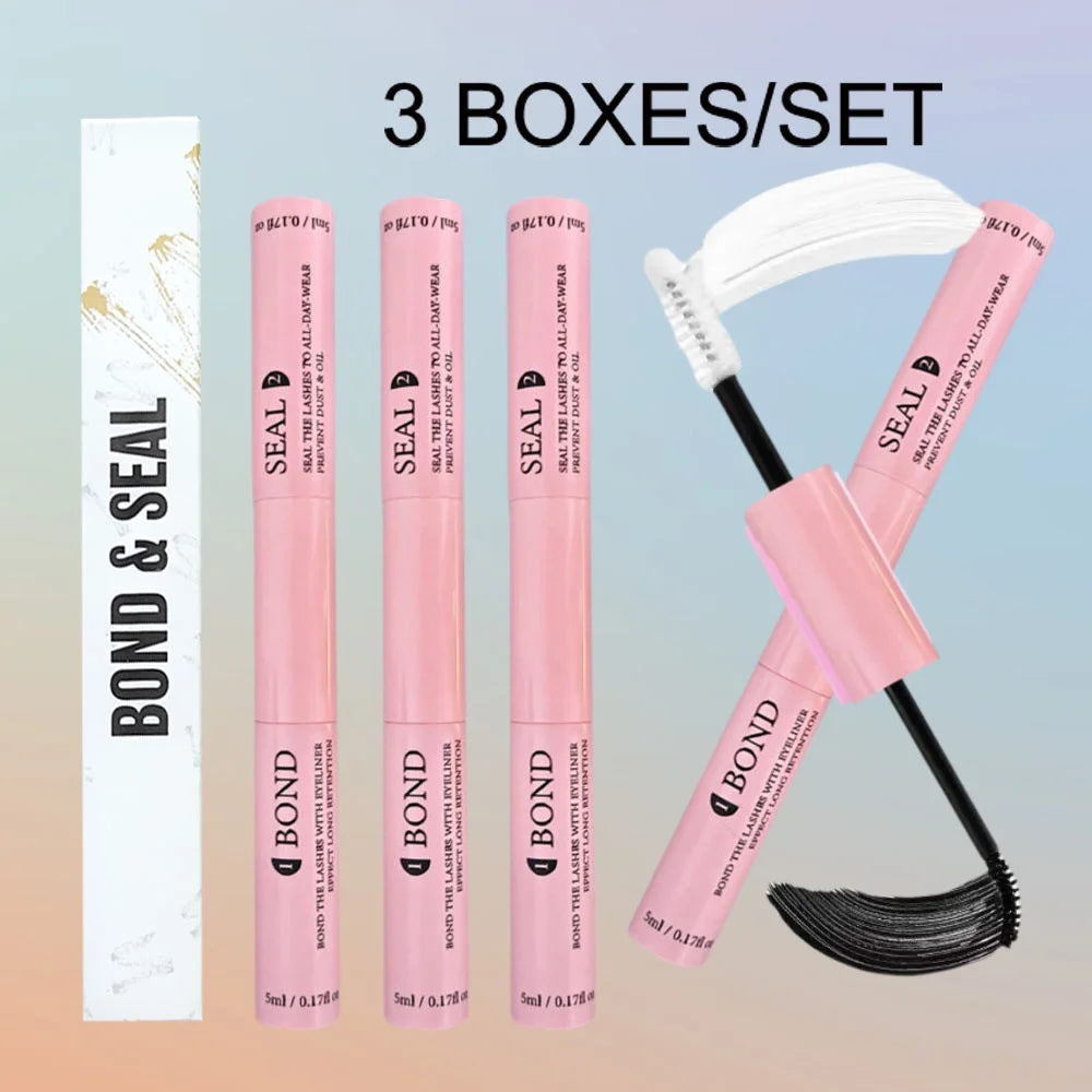 False Eyelash with Dual-Ended Lash Glue - Long-Lasting, Irritation-Free, Fast-Drying