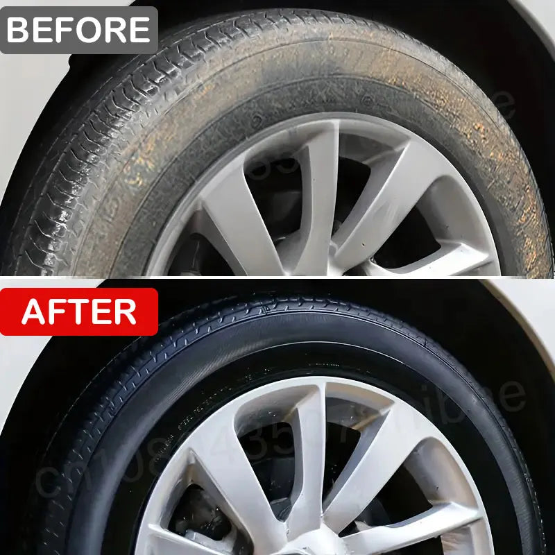 Car Tire Coating Wax 30g Tire Shine and Protective Paste for Rubber Parts