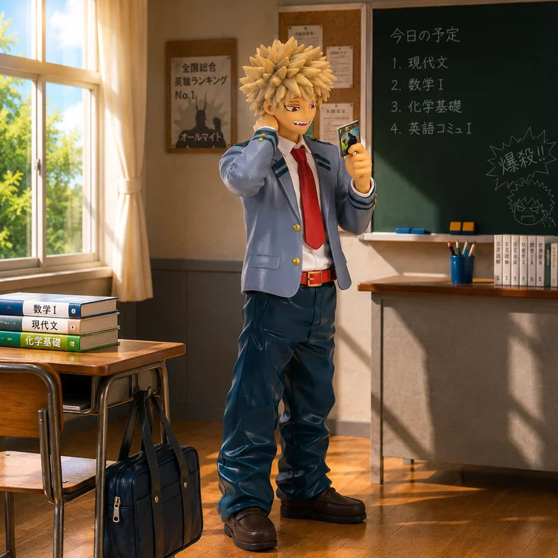 Anime Figure Katsuki Bakugo Collectible Statue Gift for Fans
