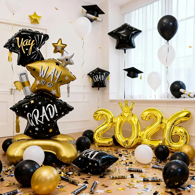 Graduation Balloon Decoration 2026 Set for Indoor Outdoor Celebration