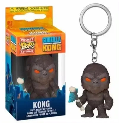 2024 New Funko Movie Vinyl Keychains - Godzilla vs Kong Collectible Toys with Box