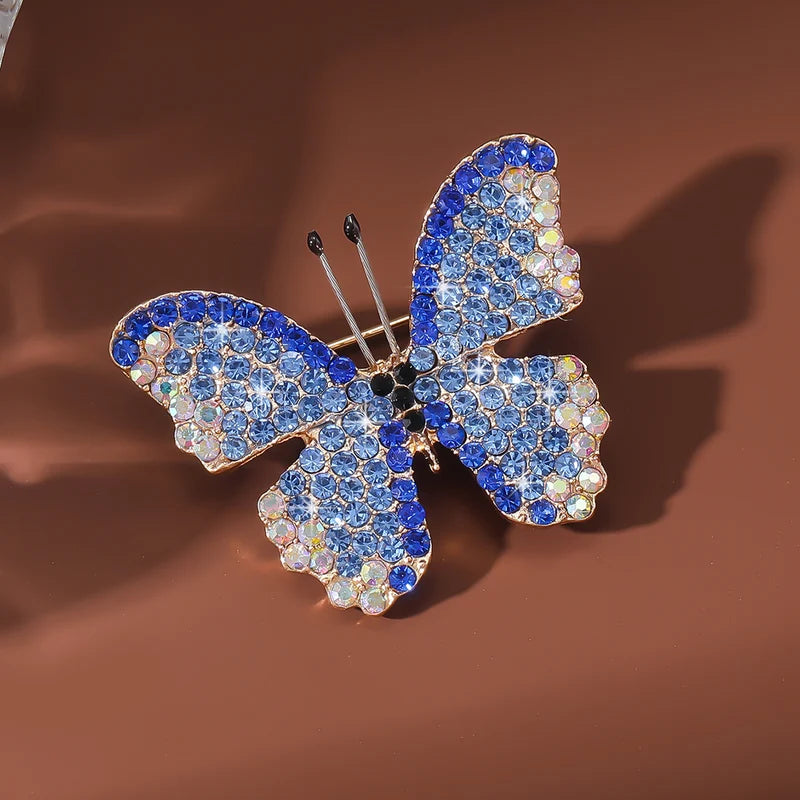 Cute Butterfly Brooch for Women - Sparkling Forest Style Jewelry for Daily Wear