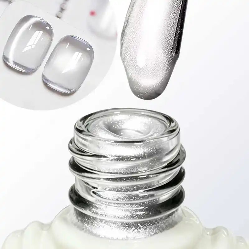 Super Bright Magnetic Cat's Eye Nail Polish Kit - UV/LED Gel Overlay Primer