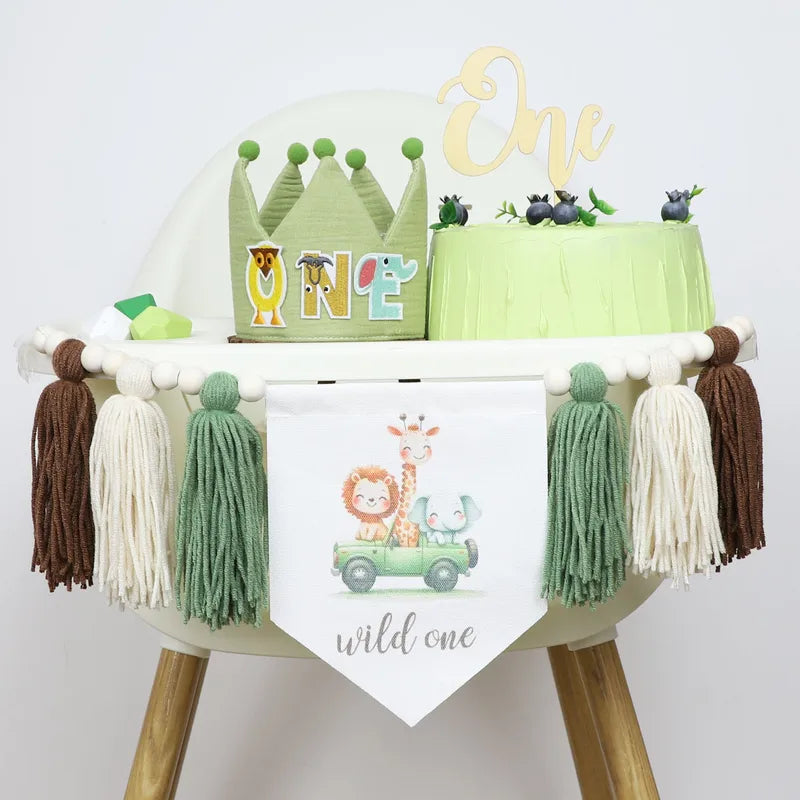 First Birthday Party Decorations Wall Backdrop for Kids Nursery Baby Room