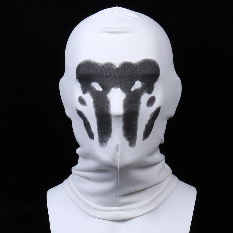 Unisex Rorschach Inkblot Mask for Halloween Cosplay and Party