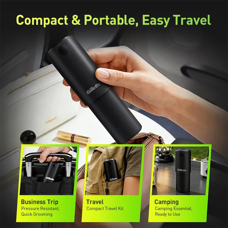 Magnetic Razor Stand Holder Storage Box for Gillette Razor — Travel Friendly